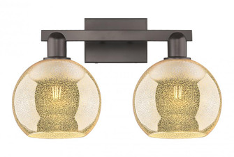 Athens - 2 Light - 19 inch - Oil Rubbed Bronze - Bath Vanity Light (3442|716-2W-OB-G128-8)