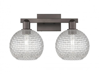 Athens - 2 Light - 19 inch - Oil Rubbed Bronze - Bath Vanity Light (3442|716-2W-OB-G122C-8CL)