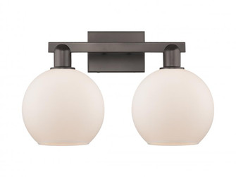 Athens - 2 Light - 19 inch - Oil Rubbed Bronze - Bath Vanity Light (3442|716-2W-OB-G121-8)