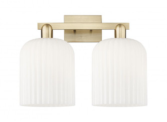 Bridal Veil - 2 Light - 19 inch - Champagne Bronze - Bath Vanity Light (3442|716-2W-CB-G559-8GWH)