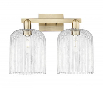 Bridal Veil - 2 Light - 19 inch - Champagne Bronze - Bath Vanity Light (3442|716-2W-CB-G559-8CL)
