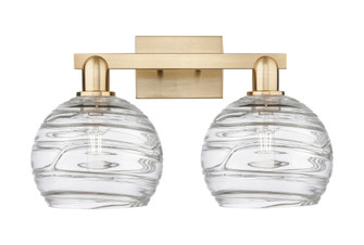 Athens Deco Swirl - 2 Light - 19 inch - Champagne Bronze - Bath Vanity Light (3442|716-2W-CB-G1213-8CL)