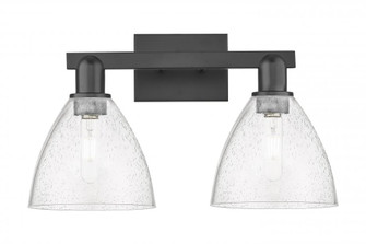 Bristol - 2 Light - 19 inch - Matte Black - Bath Vanity Light (3442|716-2W-BK-GBD-754)