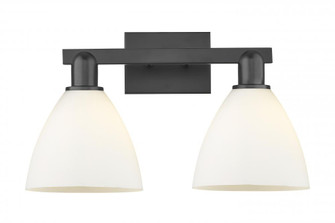 Bristol - 2 Light - 19 inch - Matte Black - Bath Vanity Light (3442|716-2W-BK-GBD-751)