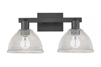 Arietta - 2 Light - 19 inch - Matte Black - Bath Vanity Light (3442|716-2W-BK-G422)