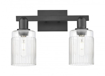 Hadley - 2 Light - 16 inch - Matte Black - Bath Vanity Light (3442|716-2W-BK-G342)