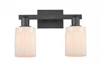 Hadley - 2 Light - 16 inch - Matte Black - Bath Vanity Light (3442|716-2W-BK-G341)