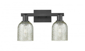 Caledonia - 2 Light - 16 inch - Matte Black - Bath Vanity Light (3442|716-2W-BK-G259)