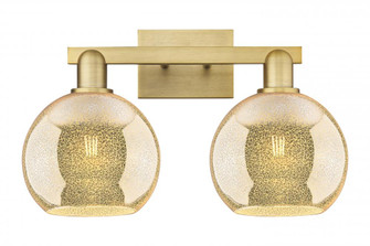 Athens - 2 Light - 19 inch - Brushed Brass - Bath Vanity Light (3442|716-2W-BB-G128-8)