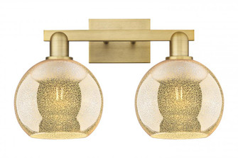 Athens - 2 Light - 19 inch - Brushed Brass - Bath Vanity Light (3442|716-2W-BB-G122-8)