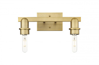 Arcadia - 2 Light - 14 inch - Brushed Brass - Bath Vanity Light (3442|716-2W-BB)