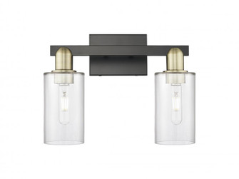 Clymer - 2 Light - 15 inch - Black Antique Brass - Bath Vanity Light (3442|716-2W-BAB-G802)
