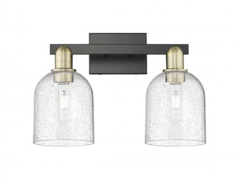 Bella - 2 Light - 17 inch - Black Antique Brass - Bath Vanity Light (3442|716-2W-BAB-G558-6SDY)
