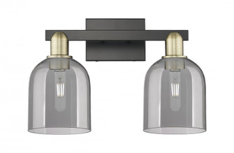 Bella - 2 Light - 17 inch - Black Antique Brass - Bath Vanity Light (3442|716-2W-BAB-G558-6SM)
