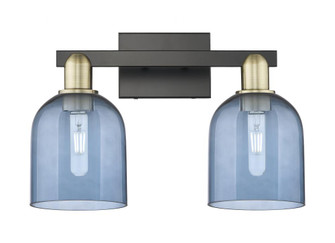 Bella - 2 Light - 17 inch - Black Antique Brass - Bath Vanity Light (3442|716-2W-BAB-G558-6BL)