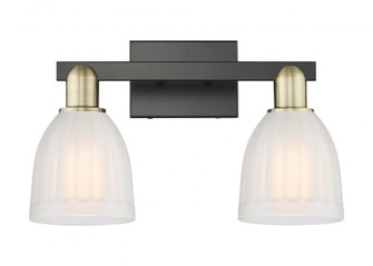 Brookfield - 2 Light - 17 inch - Black Antique Brass - Bath Vanity Light (3442|716-2W-BAB-G441)