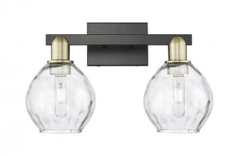 Waverly - 2 Light - 17 inch - Black Antique Brass - Bath Vanity Light (3442|716-2W-BAB-G362)