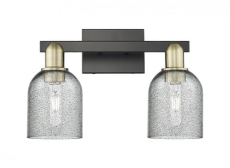 Caledonia - 2 Light - 16 inch - Black Antique Brass - Bath Vanity Light (3442|716-2W-BAB-G257)