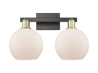 Athens - 2 Light - 19 inch - Black Antique Brass - Bath Vanity Light (3442|716-2W-BAB-G121-8)