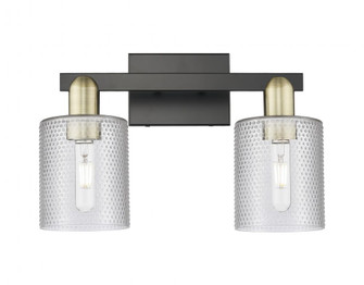 Cobbleskill - 2 Light - 16 inch - Black Antique Brass - Bath Vanity Light (3442|716-2W-BAB-G112)