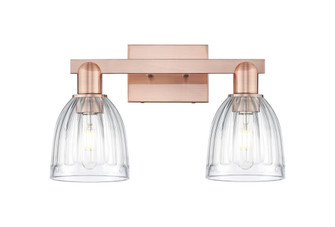 Brookfield - 2 Light - 17 inch - Antique Copper - Bath Vanity Light (3442|716-2W-AC-G442)