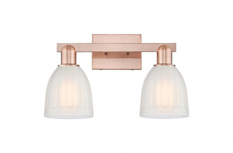 Brookfield - 2 Light - 17 inch - Antique Copper - Bath Vanity Light (3442|716-2W-AC-G441)