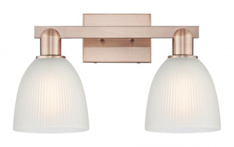 Castile - 2 Light - 17 inch - Antique Copper - Bath Vanity Light (3442|716-2W-AC-G381)