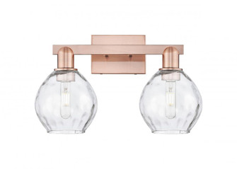 Waverly - 2 Light - 17 inch - Antique Copper - Bath Vanity Light (3442|716-2W-AC-G362)