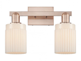 Hadley - 2 Light - 16 inch - Antique Copper - Bath Vanity Light (3442|716-2W-AC-G341)