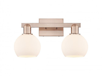 Athens - 2 Light - 17 inch - Antique Copper - Bath Vanity Light (3442|716-2W-AC-G121-6)