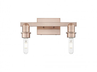 Arcadia - 2 Light - 14 inch - Antique Brass - Bath Vanity Light (3442|716-2W-AC)