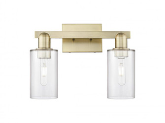 Clymer - 2 Light - 15 inch - Antique Brass - Bath Vanity Light (3442|716-2W-AB-G802)