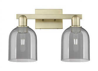 Bella - 2 Light - 17 inch - Antique Brass - Bath Vanity Light (3442|716-2W-AB-G558-6SM)