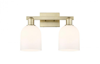 Bella - 2 Light - 17 inch - Antique Brass - Bath Vanity Light (3442|716-2W-AB-G558-6GWH)