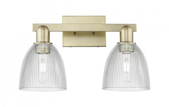 Castile - 2 Light - 17 inch - Antique Brass - Bath Vanity Light (3442|716-2W-AB-G382)