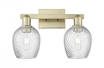 Salina - 2 Light - 17 inch - Antique Brass - Bath Vanity Light (3442|716-2W-AB-G292)