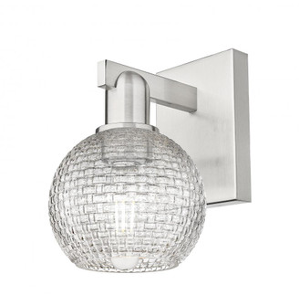 Athens - 1 Light - 6 inch - Brushed Satin Nickel - Sconce (3442|716-1W-SN-G122C-6CL)