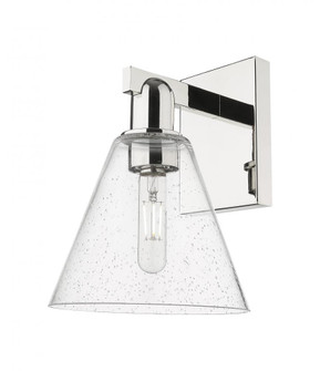 Berkshire Glass - 1 Light - 8 inch - Polished Nickel - Sconce (3442|716-1W-PN-GBC-84)