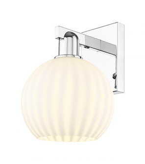White Venetian - 1 Light - 8 inch - Polished Chrome - Sconce (3442|716-1W-PC-G1217-8WV)