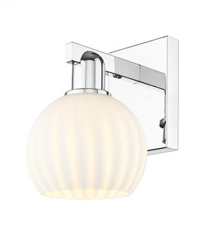 White Venetian - 1 Light - 6 inch - Polished Chrome - Sconce (3442|716-1W-PC-G1217-6WV)