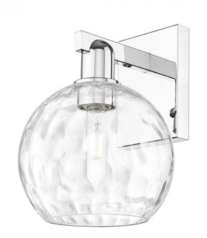 Athens Water Glass - 1 Light - 8 inch - Polished Chrome - Sconce (3442|716-1W-PC-G1215-8)