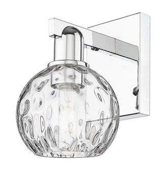 Athens Water Glass - 1 Light - 6 inch - Polished Chrome - Sconce (3442|716-1W-PC-G1215-6)