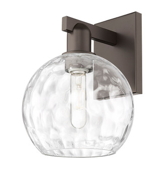 Athens Water Glass - 1 Light - 8 inch - Oil Rubbed Bronze - Sconce (3442|716-1W-OB-G1215-8)