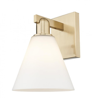 Berkshire Glass - 1 Light - 8 inch - Champagne Bronze - Sconce (3442|716-1W-CB-GBC-81)