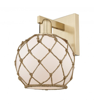 Farmhouse Rope - 1 Light - 8 inch - Champagne Bronze - Sconce (3442|716-1W-CB-G121-8RB)
