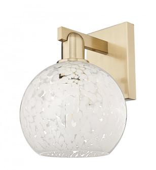 White Mouchette - 1 Light - 8 inch - Champagne Bronze - Sconce (3442|716-1W-CB-G1216-8WM)