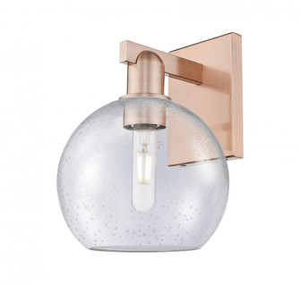 Athens - 1 Light - 8 inch - Antique Copper - Sconce (3442|716-1W-AC-G124-8)