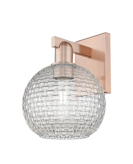 Athens - 1 Light - 8 inch - Antique Copper - Sconce (3442|716-1W-AC-G122C-8CL)