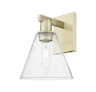 Berkshire Glass - 1 Light - 8 inch - Antique Brass - Sconce (3442|716-1W-AB-GBC-84)