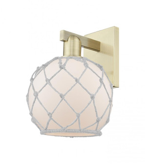Farmhouse Rope - 1 Light - 8 inch - Antique Brass - Sconce (3442|716-1W-AB-G121-8RW)